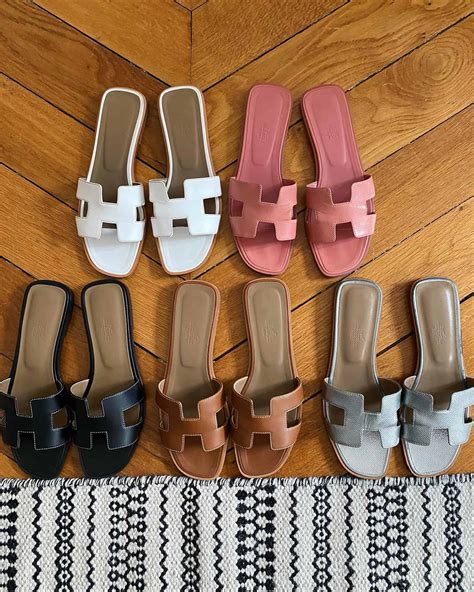 hermes sandals oran pink|Hermes oran sandal size chart.